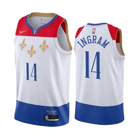 Maglia NBA New Orleans Pelicans Brandon Ingram 14 2020-21 City Edition Swingman - Uomo